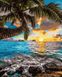 Комплектация Картина по номерам Закат на Гавайях (BK-GX35719) (Без коробки) от интернет-магазина товаров для творчества Sylarozumu.com.ua