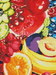 Фото Алмазна картина Солодкі фрукти Ідейка (AMO7081) від інтернет-магазину рукоділля Sylarozumu.com.ua