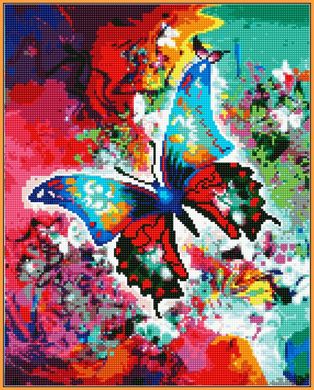 Фото Картина з страз Яскравий метелик Babylon (ST1314) від інтернет-магазину рукоділля Sylarozumu.com.ua