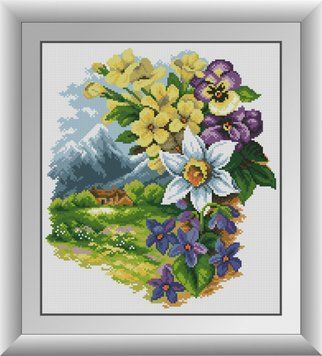 Фото Картина из страз Весна Dream Art (DA-30683, ) от интернет-магазина рукоделия Sylarozumu.com.ua