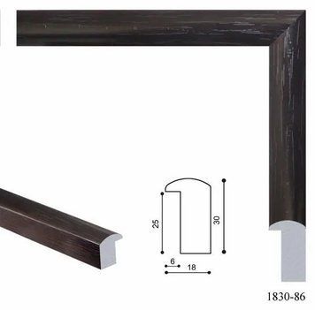Багетна рама для картини 40 х 50 см PR1830-46 Темно-коричневий