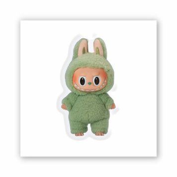 3D-стикер Labubu Green