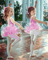 Фото Картина по номерам Маленькие балерины (MR-Q2244) Mariposa от интернет-магазина картин-раскрасок Sylarozumu.com.ua