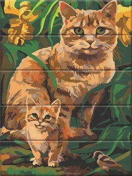 ASW178 Розмальовки за номерами Руді котики 30 х 40 см ArtStory