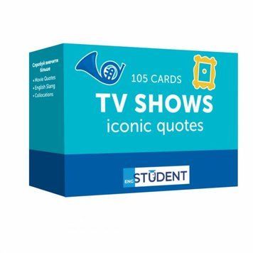 Картки для вивчення - TV Shows настільна гра &mdash; що в комплекті | Sylarozumu.com.ua