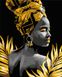 Комплектація Картина за номерами Африканка © Mykhailyshyna Daria (чорне полотно) (BSM-BB0013) від інтернет-магазину товарів для творчості Sylarozumu.com.ua