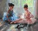 Комплектація Полотно для малювання Балерини з кошеням (BS51984) (Без коробки) від інтернет-магазину товарів для творчості Sylarozumu.com.ua