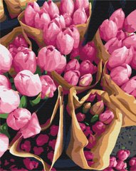 Фото Живопис по номерам Голландські тюльпани (BS7520) (Без коробки) від інтернет-магазину картин-розмальовок Sylarozumu.com.ua