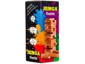 Jenga Fiesta (30964) 45 елем. настільна гра &mdash; що в комплекті | Sylarozumu.com.ua