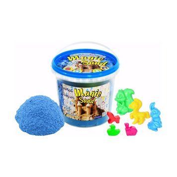 Magic sand Кінетичний пісок блакитного кольору, відро 1000 г настільна гра &mdash; що в комплекті | Sylarozumu.com.ua
