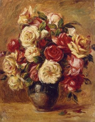 Фото Картина зі страз Букет троянд худ. Pierre-Auguste Renoir Діамантові ручки (GU_189674) від інтернет-магазину рукоділля Sylarozumu.com.ua