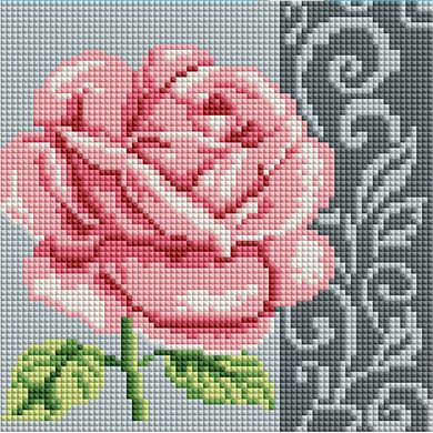 Фото Картина зі страз Троянда Алмазна мозаіка (OSA031) від інтернет-магазину рукоділля Sylarozumu.com.ua