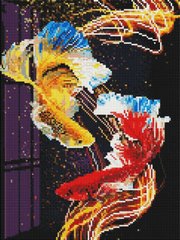 Фото Картина алмазная вышивка Рыбки ColorArt (CLR-PST478, На подрамнике) от интернет-магазина рукоделия Sylarozumu.com.ua