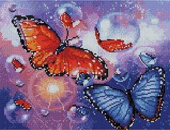 Фото Картина из страз Сказочные бабочки ColorArt (CLR-PST448, На подрамнике) от интернет-магазина рукоделия Sylarozumu.com.ua