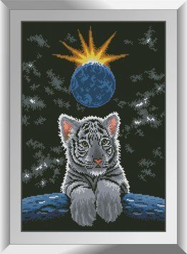 Фото Картина з страз Підкорювач світу (тигреня) Dream Art (DA-31336) від інтернет-магазину рукоділля Sylarozumu.com.ua