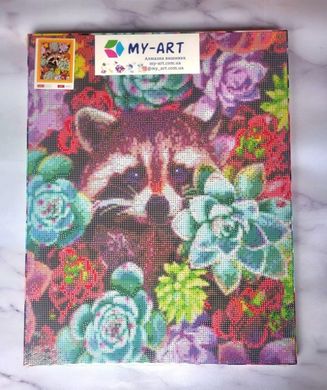 Фото Алмазная вышивка Енотик в цветах My Art (AR-3118, На подрамнике) от интернет-магазина рукоделия Sylarozumu.com.ua