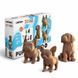 Картонний 3Д пазл Три цуценя CARTONIC (CARTPUPPIES)