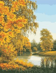 Фото Картини за номерами Золота осінь (AS0967) ArtStory від інтернет-магазину картин-розмальовок Sylarozumu.com.ua