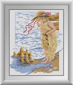 Фото Алмазная вышивка Замок из песка (полная зашивка, квадратные камни) Dream Art (DA-30009, ) от интернет-магазина рукоделия Sylarozumu.com.ua