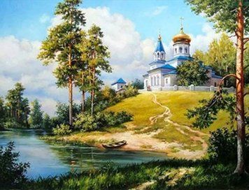 Фото Картина з страз Рідний край (У) Діамантові ручки (GU_178352) від інтернет-магазину рукоділля Sylarozumu.com.ua