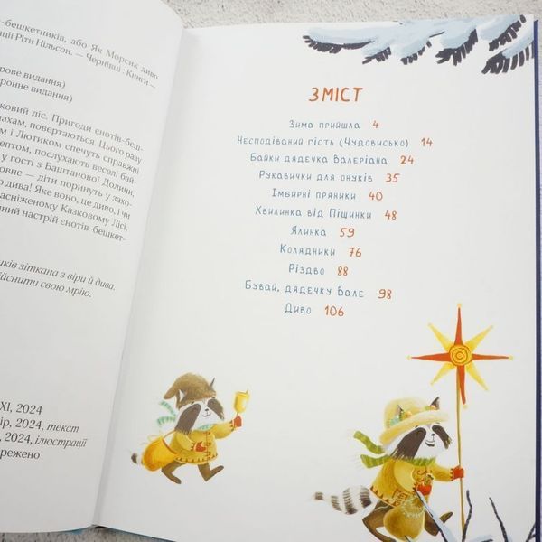 Книга Різдвяний настрій єнотів-бешкетників або як Морсик диво шукав купити в інтернет-магазині Sylarozumu.com.ua