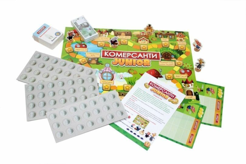 Комерсанти Junior (10120162У) настільна гра &mdash; що в комплекті | Sylarozumu.com.ua