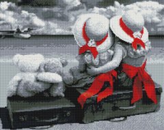 Фото Картина из страз Подружки ColorArt (CLR-PSP062, На подрамнике) от интернет-магазина рукоделия Sylarozumu.com.ua