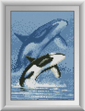 Фото Картина из страз Касатка (квадратные камни, полная зашивка) Dream Art (DA-30375, ) от интернет-магазина рукоделия Sylarozumu.com.ua