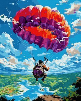Фото BRM47407 Малювання по номерам Політ 40 х 50 см Rainbow Art від інтернет-магазину картин-розмальовок Sylarozumu.com.ua