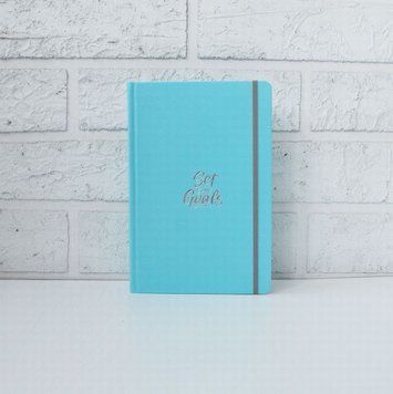 Блокнот A6/80 4PROFI /904525/ ## Title exclusive blue, интегр., тисн.фол., на резинке, 70г. (20)