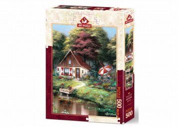 Пазлы для взрослых Art Puzzle Завтрак в воскресенье, 500 эл. настольная игра и пример комплектации | Sylarozumu.com.ua