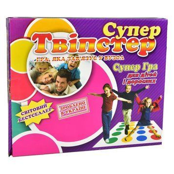 Супер Твипстер настольная игра и пример комплектации | Sylarozumu.com.ua
