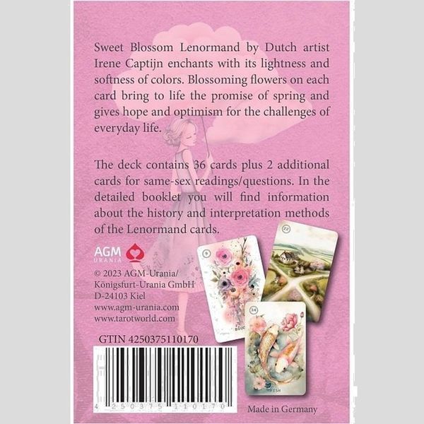 Фото Сладкий Цветочный Оракул Ленорман / Sweet Blossom Lenormand Oracle колоды карт от интернет-магазина Sylarozumu.com.ua