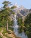 Комплектація Картина за номерами Гірський водоспад (BRM7364) від інтернет-магазину товарів для творчості Sylarozumu.com.ua