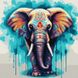 Комплектація Малювання по номерам Чудовий слон ©art_selena_ua (KHO6558) Ідейка (Без коробки) від інтернет-магазину товарів для творчості Sylarozumu.com.ua