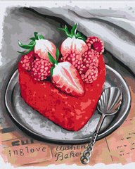Фото Картина за номерами Любов на десерт ©Anna Kulyk (BS53586) (Без коробки) від інтернет-магазину картин-розмальовок Sylarozumu.com.ua