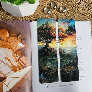 Закладка для книг MriyTaDiy, art bm-12, Очаровательный пейзаж