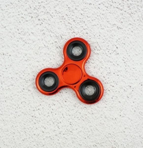 Спінер Tri Fidget Металевий (Красно-чорний)