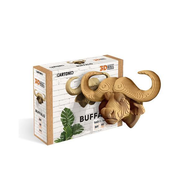 Картонний 3Д пазл Буйвол CARTONIC (CWBUFF)