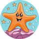 Комплектация Картина по номерам Веселая морская звезда ©art_selena_ua (KHO-R1052) Идейка (Без коробки) от интернет-магазина товаров для творчества Sylarozumu.com.ua
