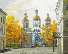 Фото Картина за номерами Осінній храм (BRM3274) від інтернет-магазину картин-розмальовок Sylarozumu.com.ua