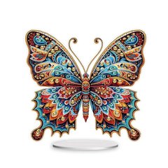 Алмазна мозайка на підставці абстрактний метелик НікіТошка (PID230)