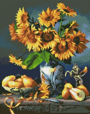 Фото Алмазна живопис Соняшники та груші НікіТошка (GJ6355) від інтернет-магазину рукоділля Sylarozumu.com.ua