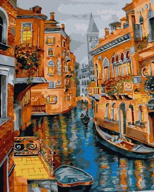 Фото Картина по номерам Каналами Венеции (BRM45802) от интернет-магазина картин-раскрасок Sylarozumu.com.ua