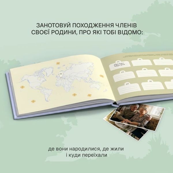 Книга Фотоальбом Моє родинне дерево блакитний купити в інтернет-магазині Sylarozumu.com.ua