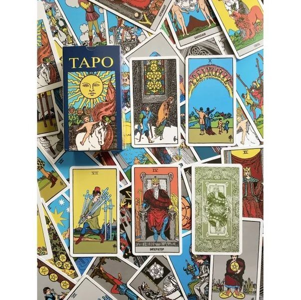 Фото Карты Таро Райдера &mdash; Уэйта Солнышко (украинская версия с онлайн пособием) колоды карт от интернет-магазина Sylarozumu.com.ua