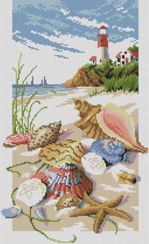 Фото Алмазна картина Вид на маяк (32 х 52 см) Dream Art (DA-31803) від інтернет-магазину рукоділля Sylarozumu.com.ua