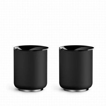 Набор Fellow Rocky Lowball Tumbler - 2 универсальных термостакана с керамическим покрытием | 300 мл - Матовый черный