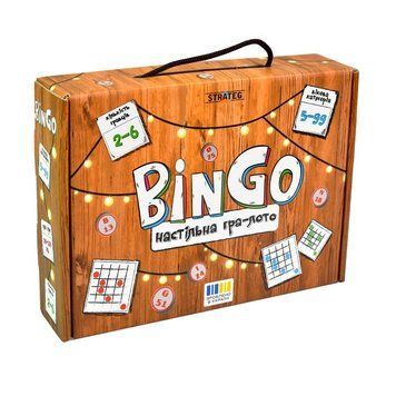 Лото BinGo настольная игра и пример комплектации | Sylarozumu.com.ua