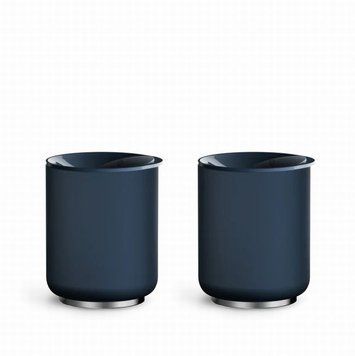 Набор Fellow Rocky Lowball Tumbler - 2 универсальных термостакана с керамическим покрытием | 300 мл - Матовый синий